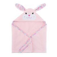 Toalla para Bebés Conejito Rosa