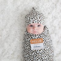 Muselina + Gorritos Bienvenidos al Mundo Leopardo - Imagen 2