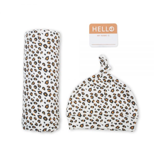 Muselina + Gorritos Bienvenidos al Mundo Leopardo