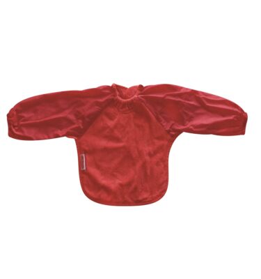 Babero Manga Larga Rojo