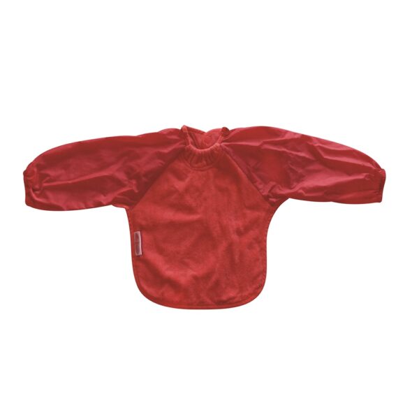 Babero Manga Larga Rojo