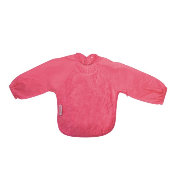 Babero Manga Larga Fucsia