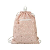 Mochila Saco Gotas Rosas
