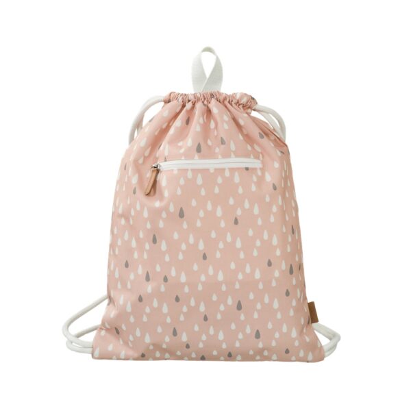Mochila Saco Gotas Rosas