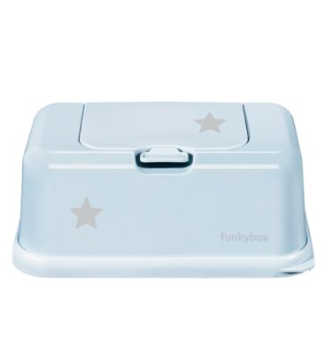 Dispensador de Toallitas Azul Pastel Brillo