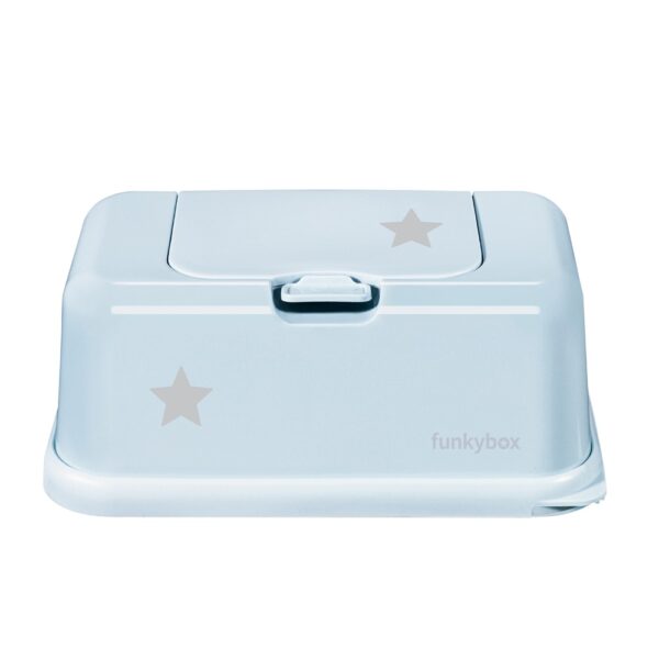 Dispensador de Toallitas Azul Pastel Brillo