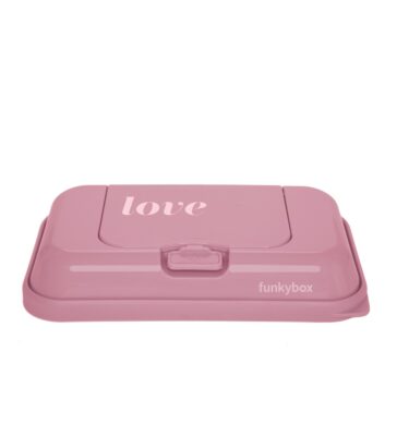 Dispensador de Toallitas Viaje Rosa Vintage Love Brillo