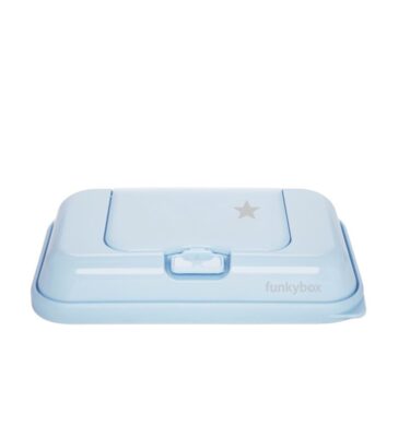 Dispensador de Toallitas Viaje Azul Pastel Brillo
