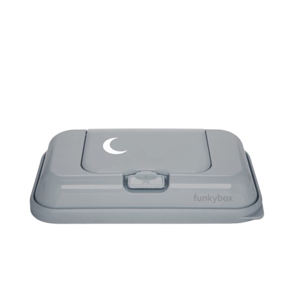 Dispensador de Toallitas Viaje Gris Luna Brillo