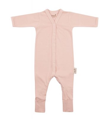 Pijama Manga Larga con Pies Misty Rose