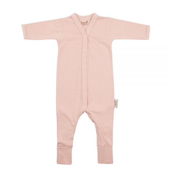 Pijama Manga Larga con Pies Misty Rose