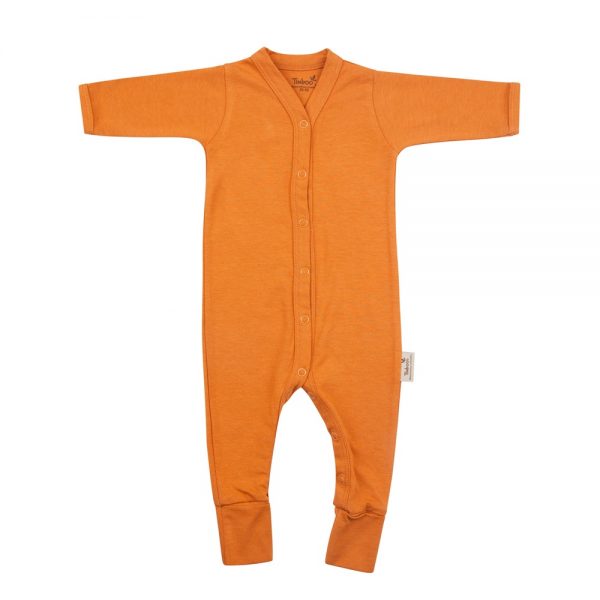 Pijama Manga Larga con Pies Inca Rust
