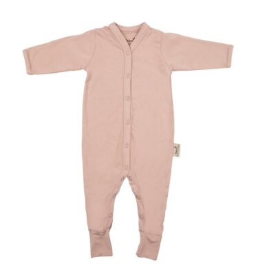 Pijama Manga Larga con Pies Mellow Mauve 3-6 meses