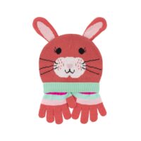 Conjunto de Gorro y Guantes Conejo