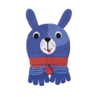 Conjunto de Gorro y Guantes Perro