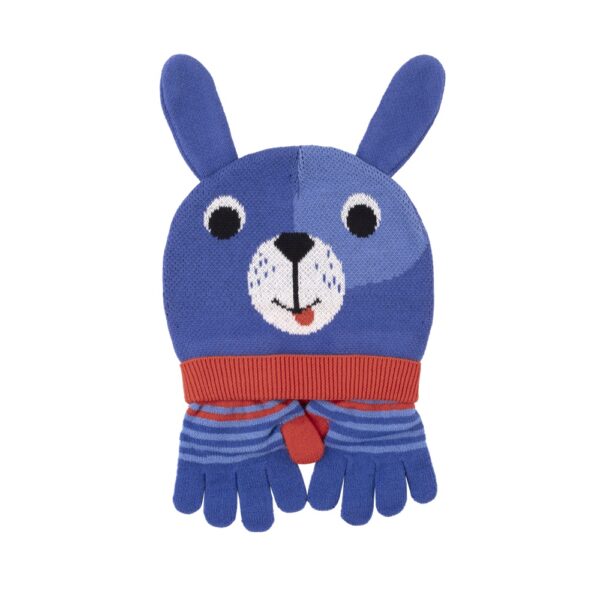 Conjunto de Gorro y Guantes Perro