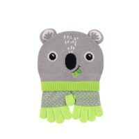 Conjunto de Gorro y Guantes Koala