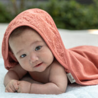 Toalla/Capa de Baño Apricot Blush - Imagen 3