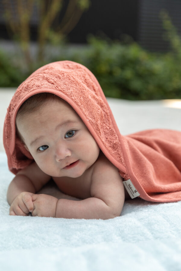Toalla/Capa de Baño Apricot Blush - Imagen 3