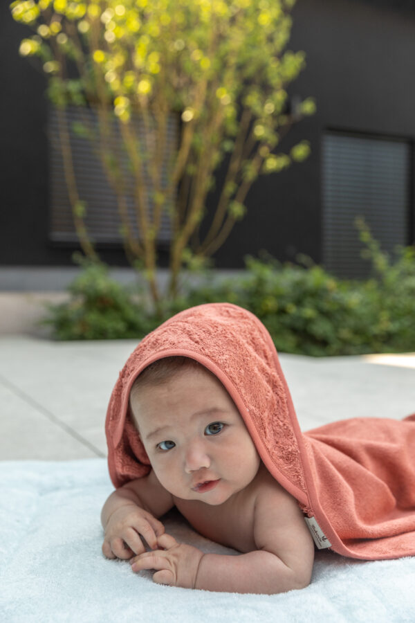 Toalla/Capa de Baño Apricot Blush - Imagen 4