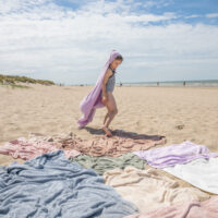 Toalla/Capa de Baño XXL Silky Lilac - Imagen 6