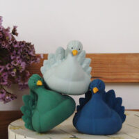Juguete de Baño Pavo Real Azul Pastel - Imagen 9