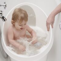 Bañera Toddler Blanca/Gris - Imagen 7