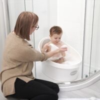 Bañera Toddler Blanca/Gris - Imagen 6