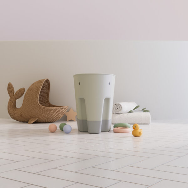 Cubo Juguetes de Baño Shnuggle- Taupe - Imagen 2