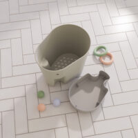 Cubo Juguetes de Baño Shnuggle- Taupe - Imagen 3