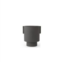 Macetero Inka Kana Pot Anthracite Medium