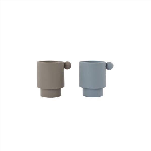 Tazas pack 2 Tiny Inka Dusty Blue / Clay