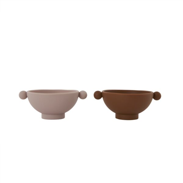 Bowl pack 2 Tiny Inka Caramel / Rose