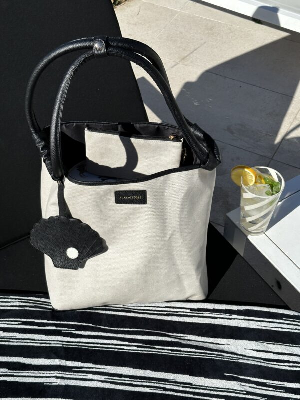 BOLSO DE PLAYA PREMIUM BLACK - Imagen 4