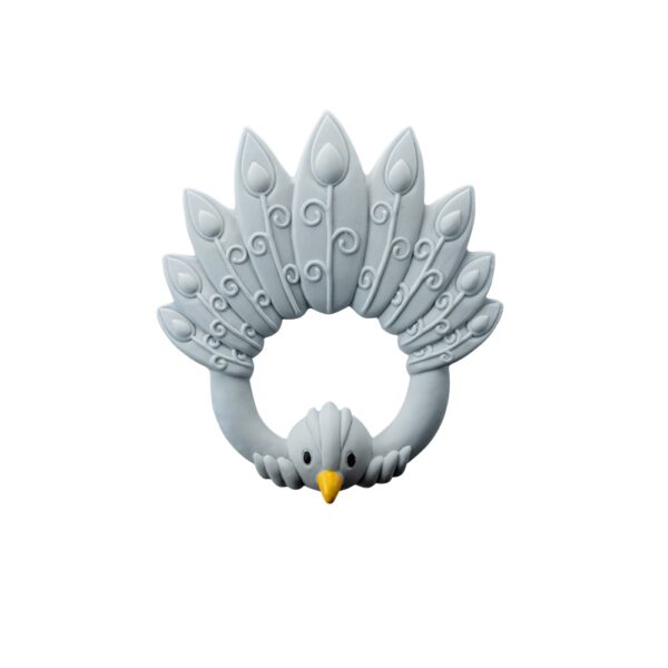 Mordedor Pavo Real Azul Pastel