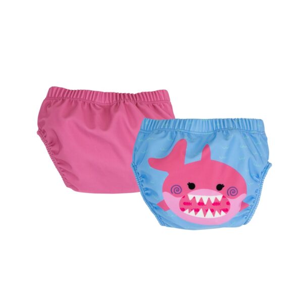 Bañador Pañal Pack2 Tiburón Rosa