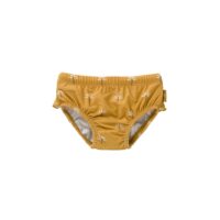 Bañador Pañal Volante Palmera Mostaza