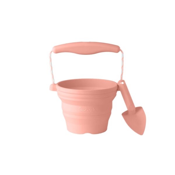 Mini Cubo Plegable Coral