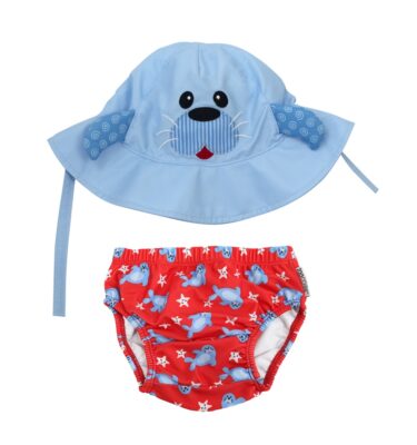 Set bañador pañal y gorro tiburón – Bebé Ratón