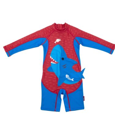 Bañador Suit Bebé Tiburón Azul
