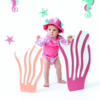 Set Bañador Pañal y Gorro Caballito de Mar - Imagen 2