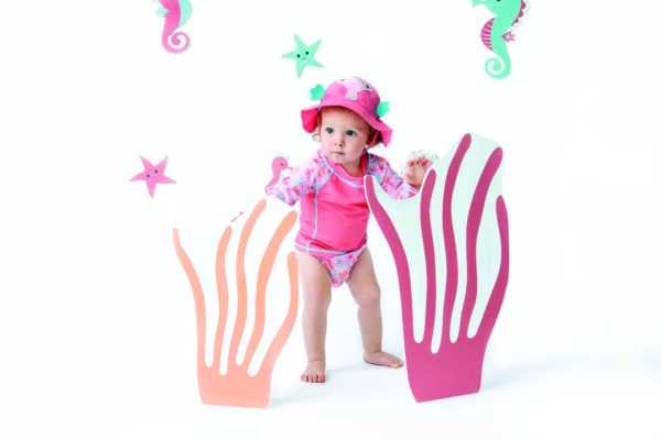 Set Bañador Pañal y Gorro Caballito de Mar - Imagen 2