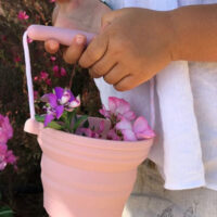 Mini Cubo Plegable Pink - Imagen 2
