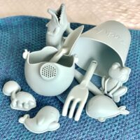 Set (Cubo + Pala + Moldes + Rastrillo) Blue - Imagen 7
