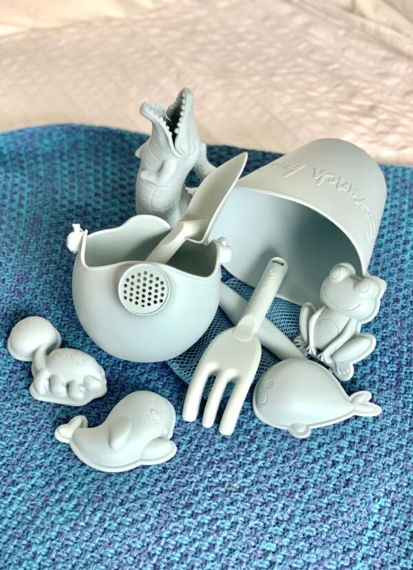 Set (Cubo + Pala + Moldes + Rastrillo) Blue - Imagen 7
