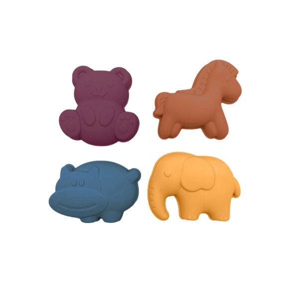 SET DE 4 MOLDES ANIMALS