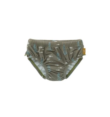 Bañador Pañal Volante Océano Verde