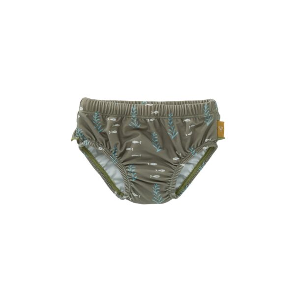Bañador Pañal Volante Océano Verde