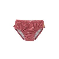Bañador Pañal Volante Océano Rojo