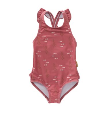 Bañador Niña Océano Rojo